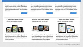 PS設(shè)計一個干凈的蘋果iPad產(chǎn)品網(wǎng)站網(wǎng)頁制作教程